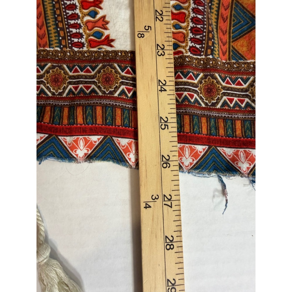 Blu Pepper Boho Embroidered Tunic Top Tribal Print Peasant Small Flowy - Picture 5 of 10
